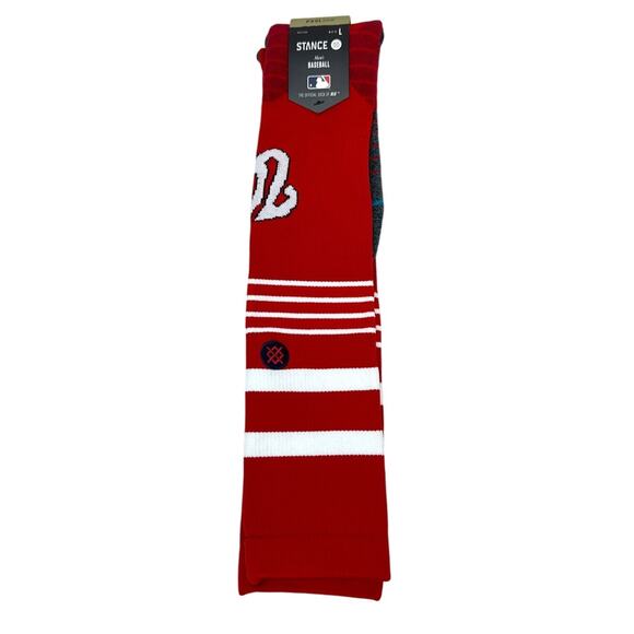 Stance MLB Washington Nationals Diamond Pro Over The Calf Height Socks Sz L 9-13 - Picture 4 of 7